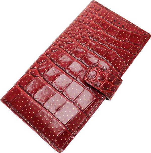 Made-NL Handgemaakte ( Samsung Galaxy Note 20 Ultra ) book case Rood krokodillen print