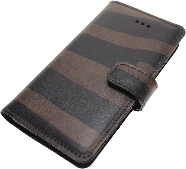 Made-NL Galaxy Note 10 Plus Bruin camuflage print robuust leer