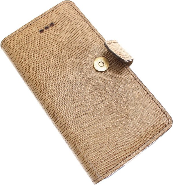Made-NL iPhone 14 Pro Bruin slangenprint kalfsleer