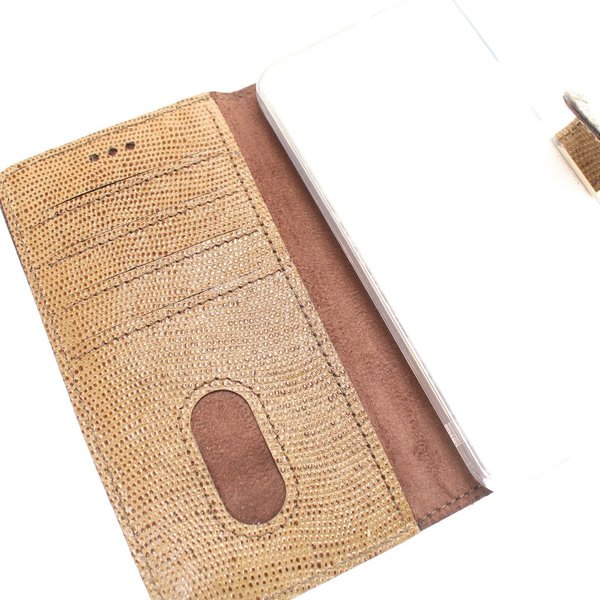 Made-NL Galaxy Note 10 Plus Bruin slangenprint kalfsleer